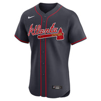 Atlanta Braves Nike Navy Alternate Elite Jersey