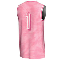 #1 Emory Eagles GameDay Greats Lightweight Basketball Jersey - Pink