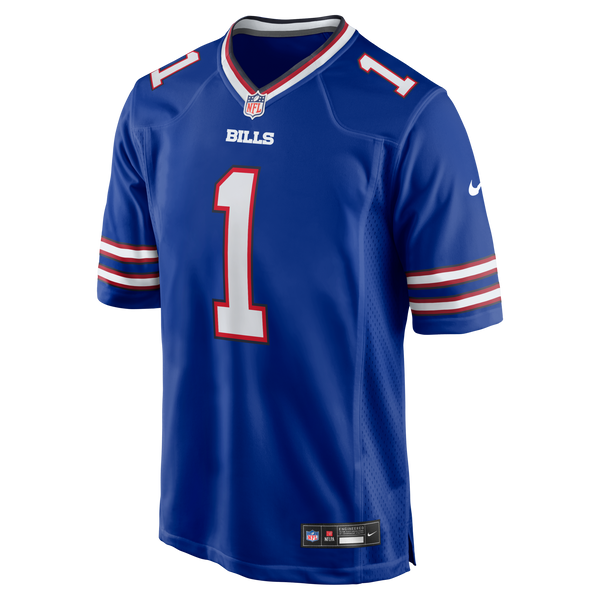 Buffalo Bills Number 1 Dad Nike Royal Game Jersey