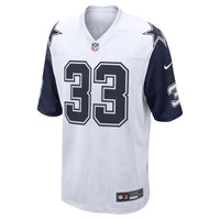 Dallas Cowboys Javonte Williams Nike White Alternate Game Jersey