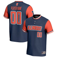 Illinois Fighting Illini GameDay Greats NIL Pick-A-Player Lightweight Softball Jersey - Navy