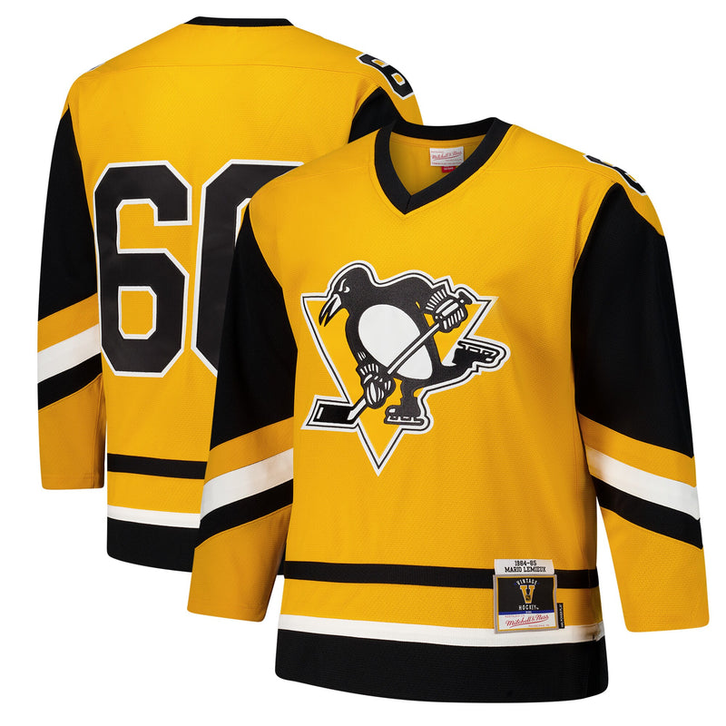 Pittsburgh Penguins Mario Lemieux Gold 1984-85 Power Play Jersey