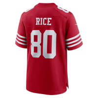San Francisco 49ers Jerry Rice Nike Scarlet Retired Game Player Jersey