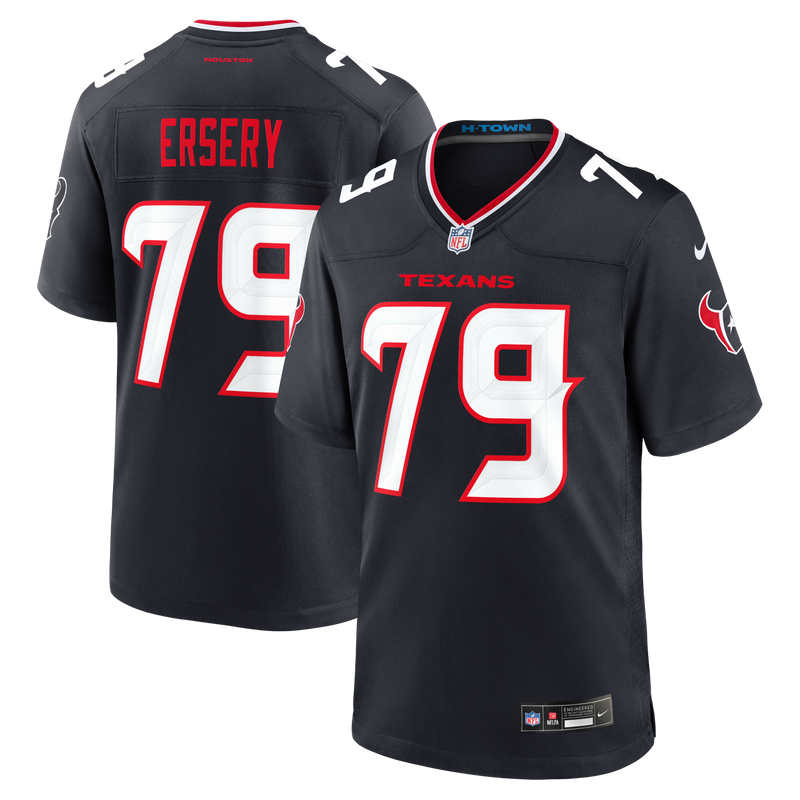 Houston Texans Aireontae Ersery Nike Navy Team Game Jersey