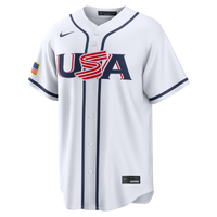 USA Baseball Cal Raleigh Nike White 2026 World Baseball Classic Home Stadium Jersey