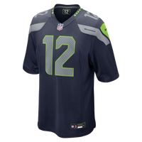 Seattle Seahawks 12s Nike College Navy Team Game Jersey