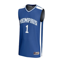 #1 Memphis Tigers GameDay Greats Lightweight Collegiate Basketball Fashion Jersey - Royal