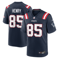 New England Patriots Hunter Henry Nike Navy Team Game Jersey