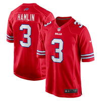 Buffalo Bills Damar Hamlin Nike Red Alternate Game Jersey