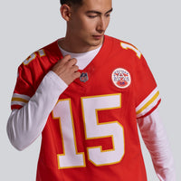 Kansas City Chiefs Patrick Mahomes Nike Red Team Vapor F.U.S.E. Elite Jersey