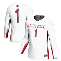 #1 Louisville Cardinals GameDay Greats Lightweight Volleyball Jersey - White