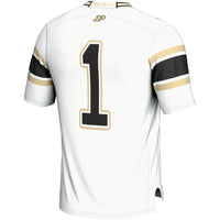GameDay Greats #1 White Purdue Boilermakers Endzone Football Jersey