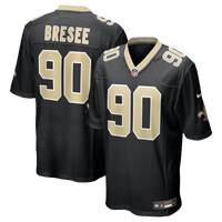 New Orleans Saints Bryan Bresee Nike Black Game Jersey