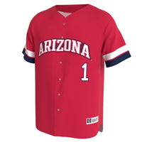 Arizona Wildcats GameDay Greats Lightweight Collegiate Baseball Fashion Jersey - Red