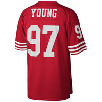 San Francisco 49ers Bryant Young Mitchell & Ness Scarlet Legacy Replica Jersey