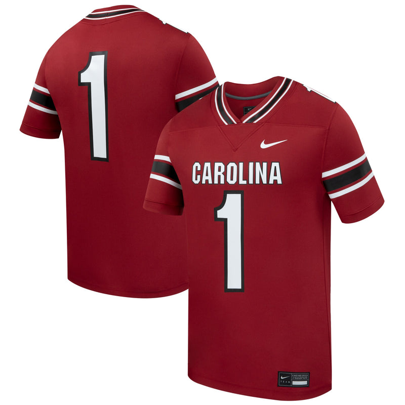 #1 South Carolina Gamecocks Nike Home Replica Football Jersey - Garnet