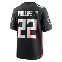 Atlanta Falcons Clark Phillips III Nike Black Team Game Jersey