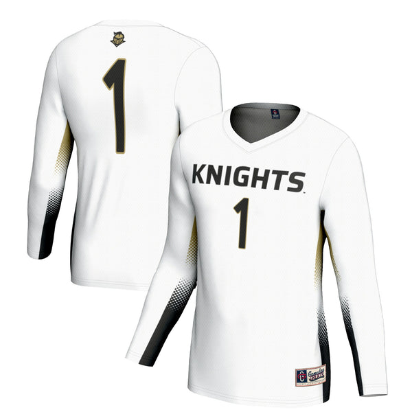 #1 UCF Knights GameDay Greats Lightweight Volleyball Jersey - White