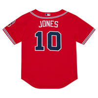 Atlanta Braves Chipper Jones Mitchell & Ness Red 2006 Cooperstown Collection Authentic Jersey