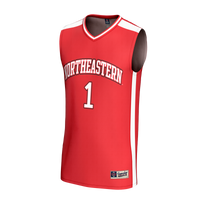 #1 Northeastern Huskies GameDay Greats Lightweight Collegiate Basketball Fashion Jersey - Red