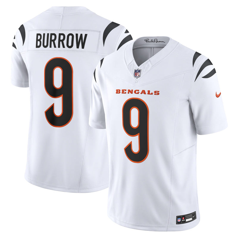 Cincinnati Bengals Joe Burrow Nike White Vapor F.U.S.E. Limited Jersey