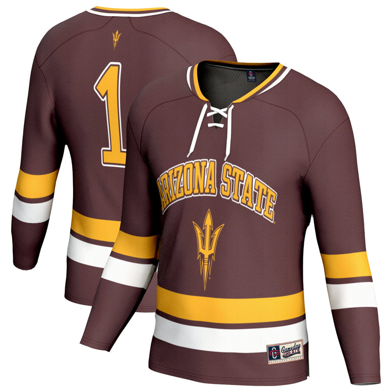Arizona State Sun Devils GameDay Greats Lightweight Hockey Fashion Jersey - Maroon
