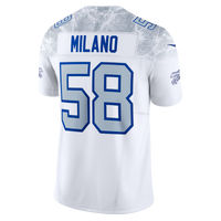 Buffalo Bills Matt Milano Nike White 2025 Rivalries Collection Stitched Limited Jersey