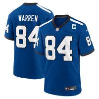 Indianapolis Colts Tyler Warren Nike Heather Royal Alternate 2 Indiana Nights Game Jersey
