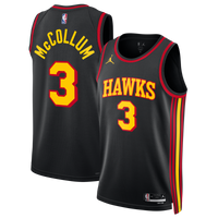 Atlanta Hawks Jordan Brand Statement Edition Swingman Jersey - Black - CJ McCollum