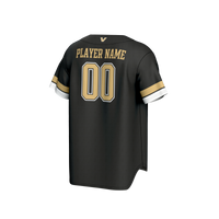 Vanderbilt Commodores GameDay Greats NIL Pick-A-Player Lightweight Baseball Jersey - Black