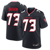 Houston Texans Derrick Graham Nike Navy Team Game Jersey