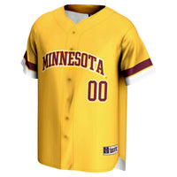 Minnesota Golden Gophers GameDay Greats NIL Pick-A-Player Lightweight Baseball Jersey - Gold