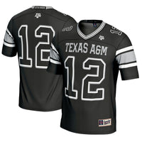 GameDay Greats #12 Black Texas A&M Aggies Football Lightweight Fashion Jersey