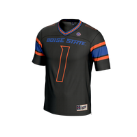 Boise State Broncos GameDay Greats Collegiate Football Lightweight Fashion Jersey - Black