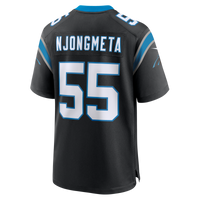 Carolina Panthers Maema Njongmeta Nike Black Team Game Jersey