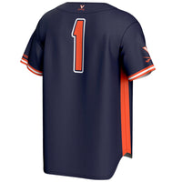 #1 Virginia Cavaliers GameDay Greats Lightweight Baseball Jersey - Navy