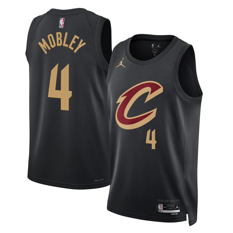 Cleveland Cavaliers Jordan Statement Edition Swingman Jersey - Black - Evan Mobley