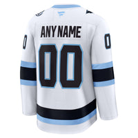 Utah Mammoth Fanatics White Away Premium Custom Jersey