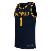 #1 Cal Bears Nike Replica Basketball Jersey - Navy