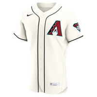Arizona Diamondbacks Nike Cream Home Authentic Custom Jersey