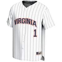 #1 Virginia Cavaliers GameDay Greats Lightweight Baseball Jersey - White
