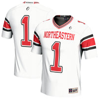 #1 Northeastern Huskies GameDay Greats Lightweight Collegiate Football Fashion Jersey - White