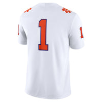 #1 Clemson Tigers Nike Game Jersey - White