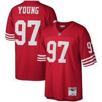 San Francisco 49ers Bryant Young Mitchell & Ness Scarlet Legacy Replica Jersey