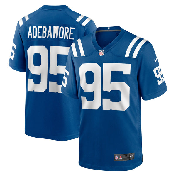 Indianapolis Colts Adetomiwa Adebawore Nike Royal Team Game Jersey