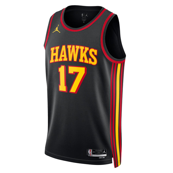 Atlanta Hawks Jordan Statement Edition Swingman Jersey - Black - Onyeka Okongwu -