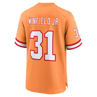 Tampa Bay Buccaneers Antoine Winfield Jr. Nike Orange Throwback Game Jersey