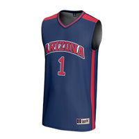 #1 Arizona Wildcats GameDay Greats Lightweight Collegiate Basketball Fashion Jersey - Navy