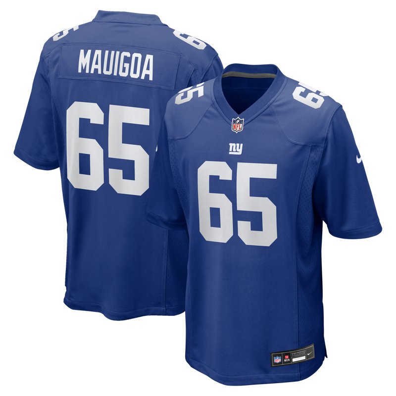 New York Giants Francis Mauigoa Nike Royal 2026 NFL Draft First Round Pick No. 10 Team Game Jersey
