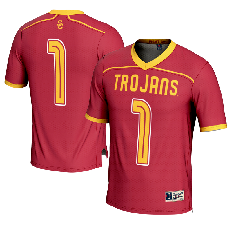 #1 USC Trojans GameDay Greats Lightweight Lacrosse Fashion Jersey - Cardinal